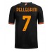 AS Roma Lorenzo Pellegrini #7 Kopio Kolmas Pelipaita 2023-24 Lyhyet Hihat